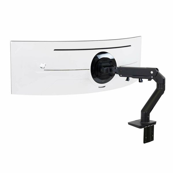 Laptopdigitalme HX Desk Monitor Arm for 1000R Displays with HD Pivot, Matte Black LA3007415